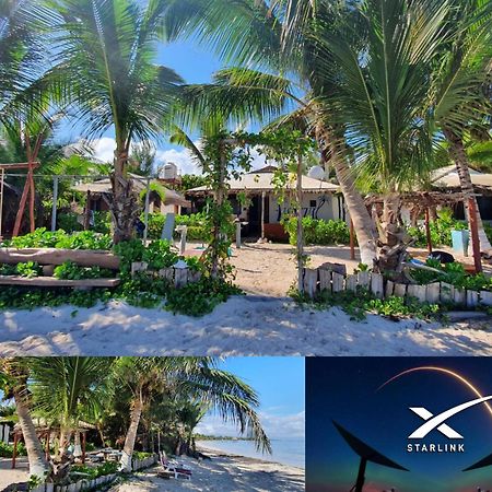 Lunazul Eco-Cabana Frente Al Mar Mahahual Εξωτερικό φωτογραφία