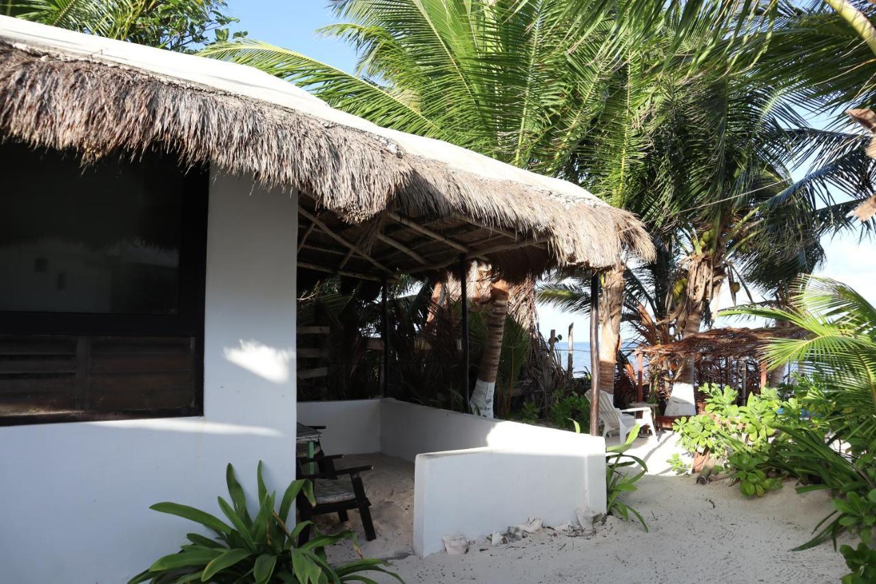 Lunazul Eco-Cabana Frente Al Mar Mahahual Εξωτερικό φωτογραφία