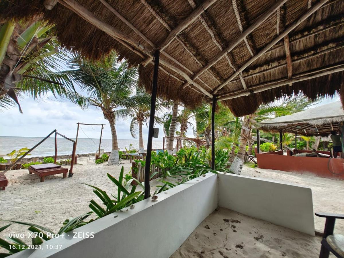 Lunazul Eco-Cabana Frente Al Mar Mahahual Εξωτερικό φωτογραφία