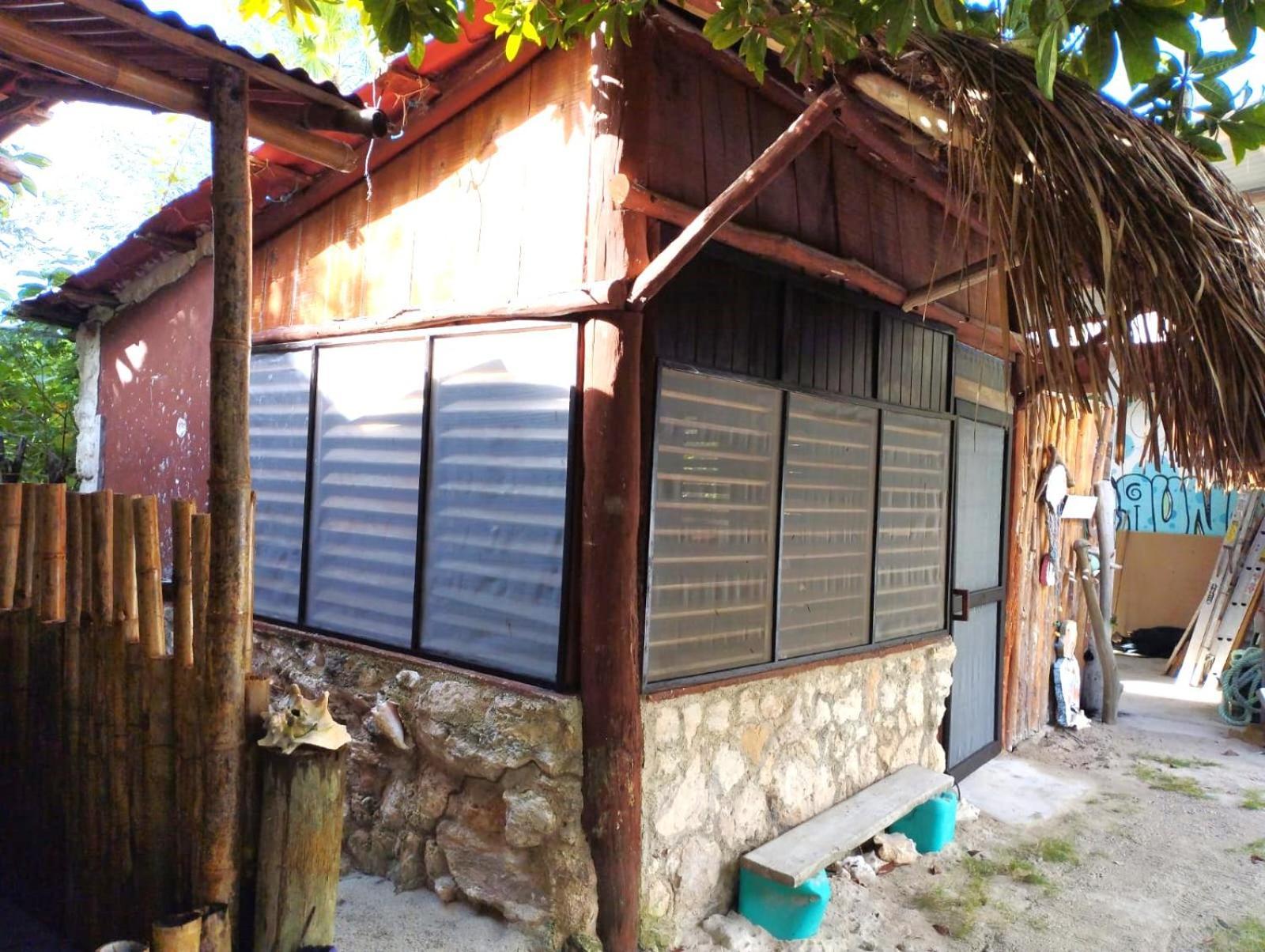 Lunazul Eco-Cabana Frente Al Mar Mahahual Εξωτερικό φωτογραφία