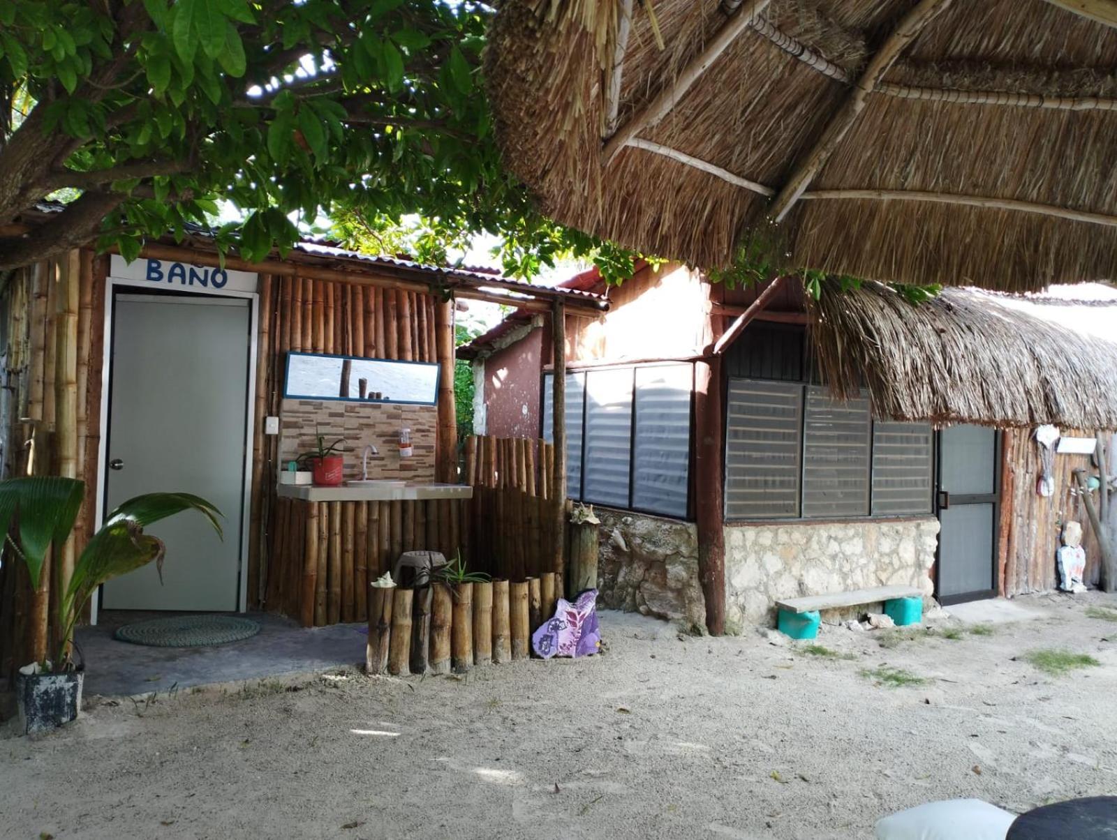 Lunazul Eco-Cabana Frente Al Mar Mahahual Εξωτερικό φωτογραφία