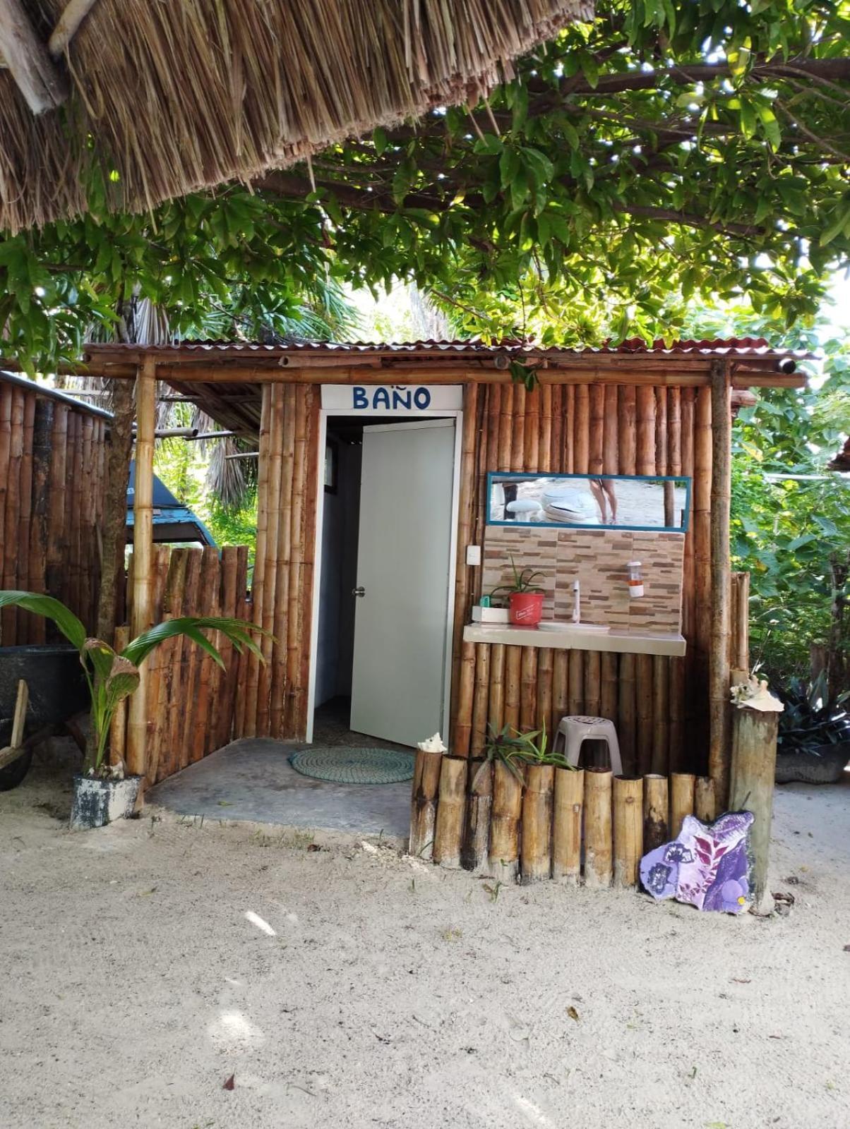 Lunazul Eco-Cabana Frente Al Mar Mahahual Εξωτερικό φωτογραφία